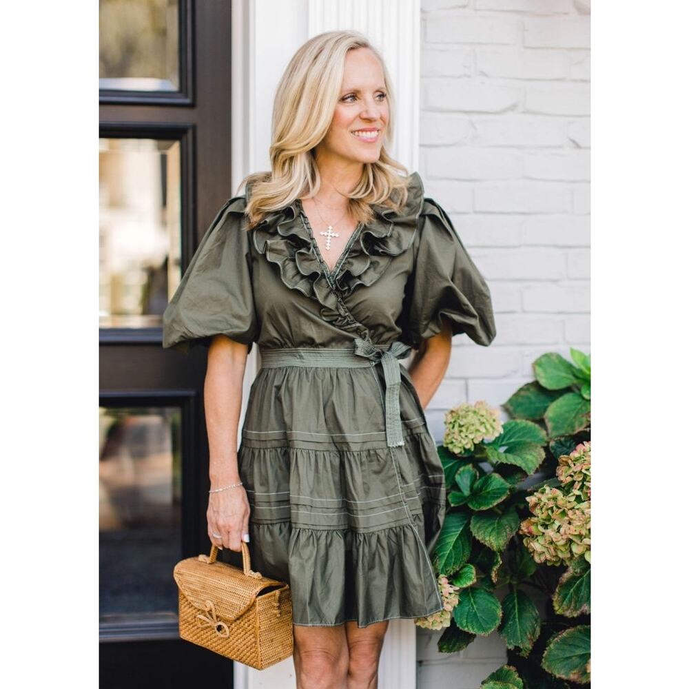 Tuckernuck En Saison Lorena Wrap Mini Dress